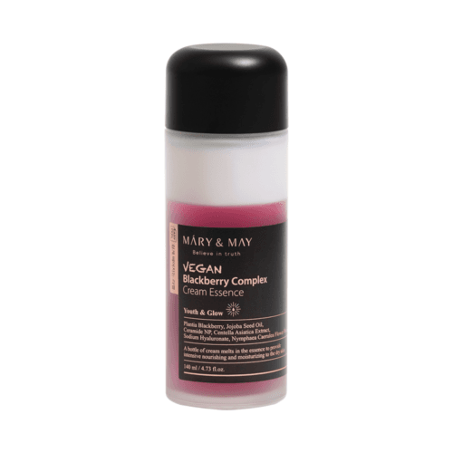 Веганська кремова есенція з екстрактом ожини Mary & May Vegan Blackberry Complex Cream Essence