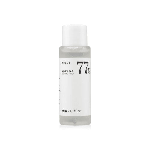 Мініатюра заспокійливого тонера для обличчя ANUA Heartleaf 77% Soothing Toner 40 ml