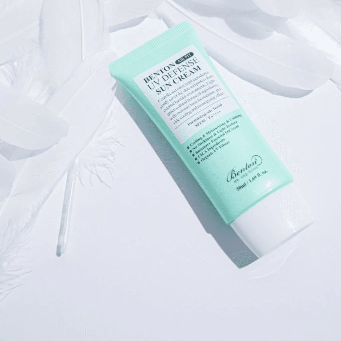 Сонцезахисний крем з центеллою Benton Air Fit UV defense Sun Cream SPF50+/PA++++ 1
