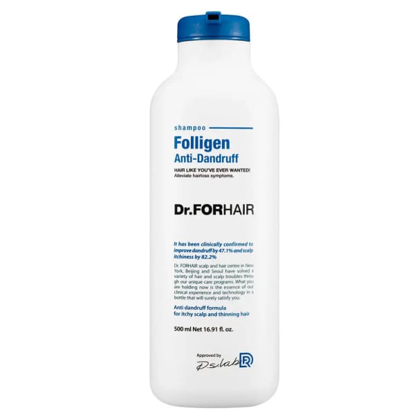 Шампунь проти лупи для ослабленого волосся Dr.FORHAIR Folligen Anti-Dandruff Shampoo 500 мл