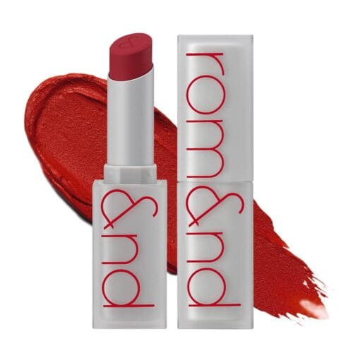 Помада в холодному червоному відтінку rom&nd Zero Matte Lipstick #13 Red Carpet