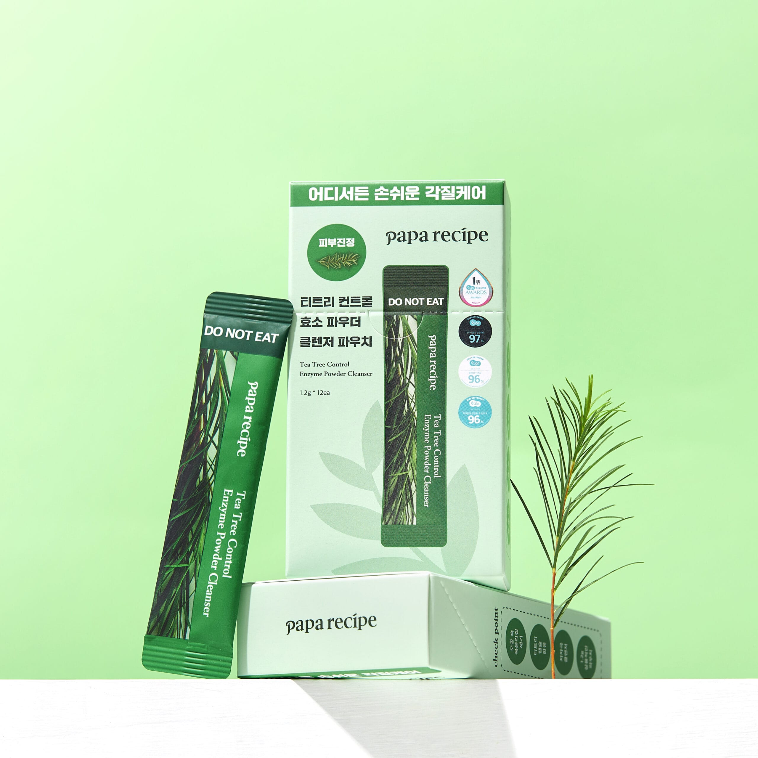 Тестер ензимної пудри з екстрактом чайного дерева Papa Recipe Tea Tree Enzyme Powder Cleanser 1