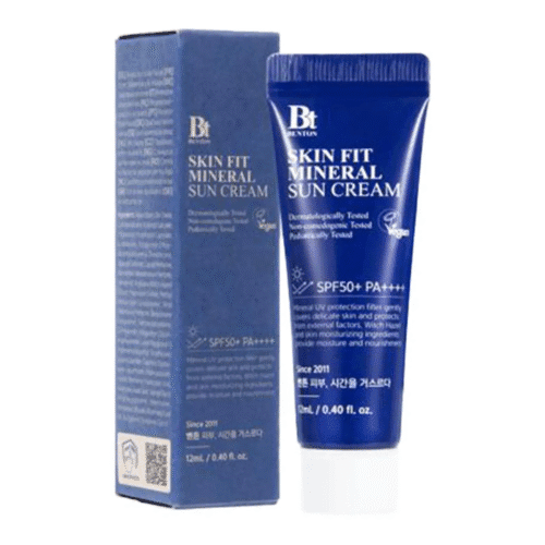 Мініатюра сонцезахисного крему на мінеральній основі Benton Skin Fit Mineral Sun Cream SPF50+/PA++++
