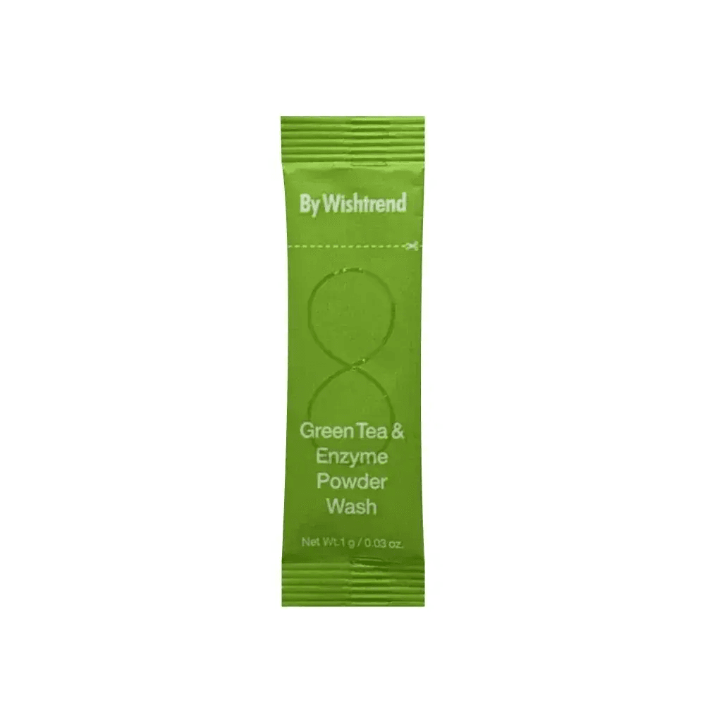 Тестер ензимної пудри з ароматом матчі By Wishtrend Green Tea & Enzyme Powder Wash 1 г