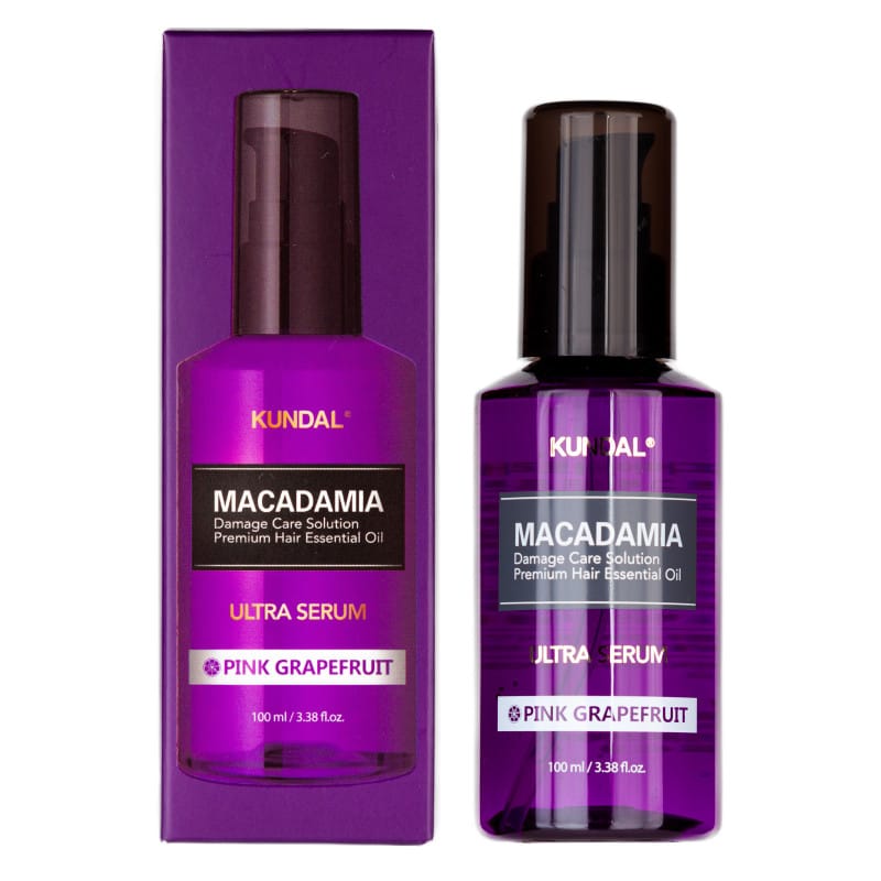 Сироватка для волосся зволожуюча "Рожевий грейпфрут" Kundal Macadamia Ultra Hair Serum Pink Grapefruit