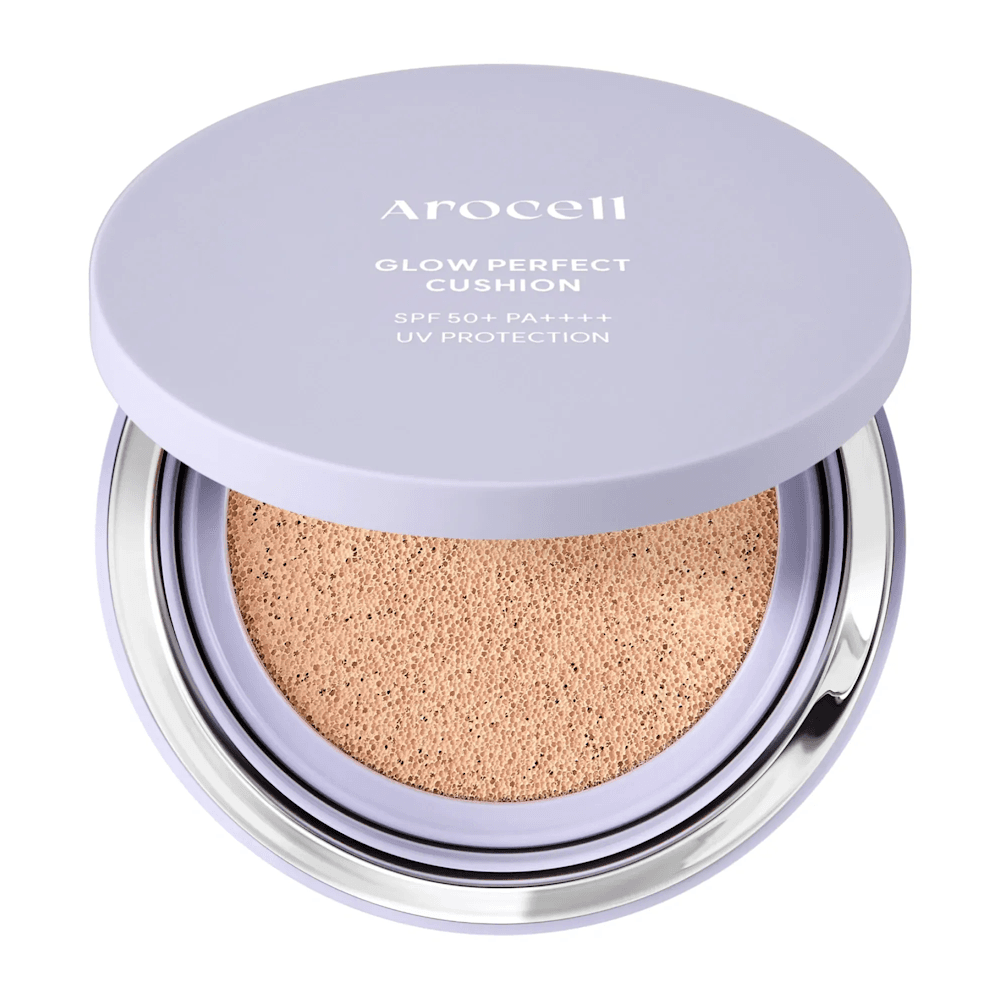 Тональний кушон з ефектом сяйва Arocell Glow Perfect Cushion SPF50+ PA+++ №23