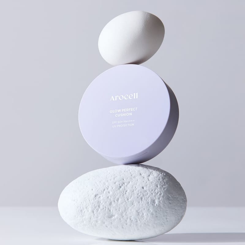 Тональний кушон з ефектом сяйва Arocell Glow Perfect Cushion SPF50+ PA+++ №23 1