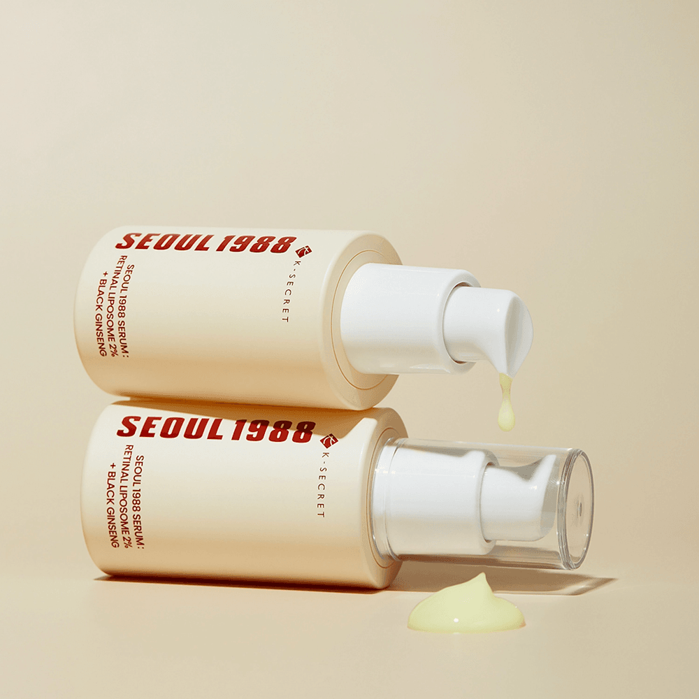 Антивікова сироватка з ретиналем K-SECRET SEOUL 1988 Serum : Retinal Liposome 2% + Black Ginseng 2