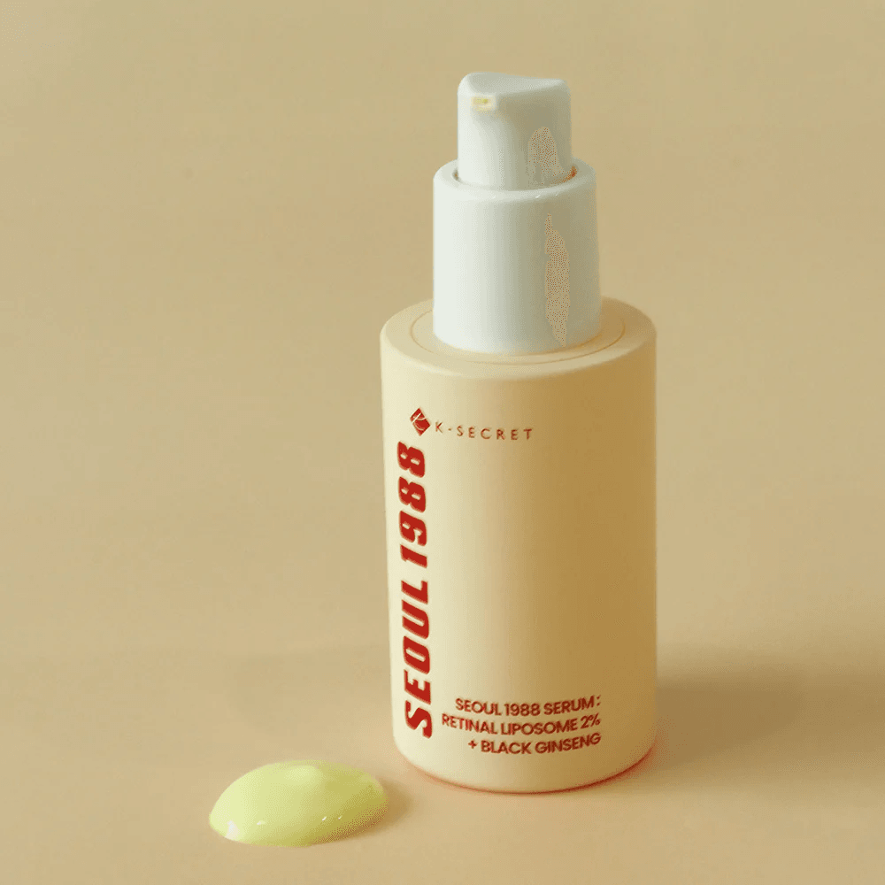 Антивікова сироватка з ретиналем K-SECRET SEOUL 1988 Serum : Retinal Liposome 2% + Black Ginseng 3