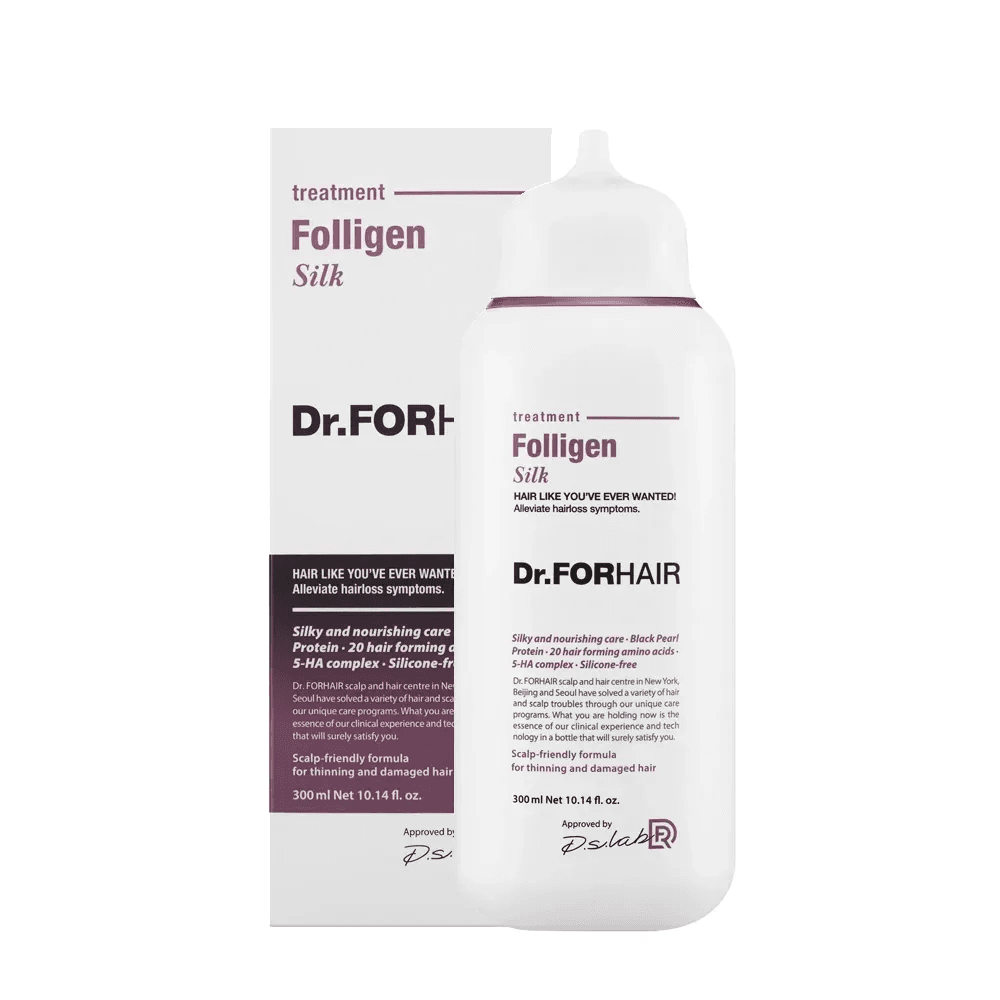 Відновлююча маска - кондиціонер для пошкодженого волосся Dr.FORHAIR Folligen Silk Treatment