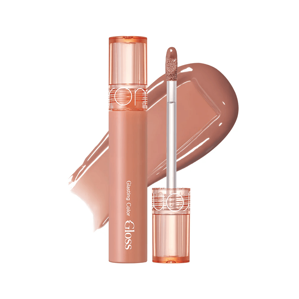 Блиск для губ у нюдовому відтінку rom&nd Glasting Color Gloss #02 Nutty Vague