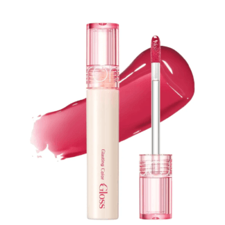Блиск для губ в холодному вишнево-червоному відтінку rom&nd Glasting Color Gloss #08 Cherry Up