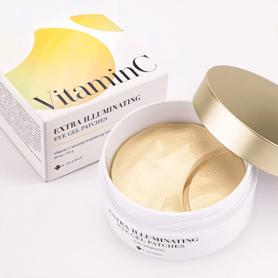 Патчі для сяяння шкіри з вітаміном С K-SECRET VITAMIN C Extra Illuminating Eye Gel Patches 1