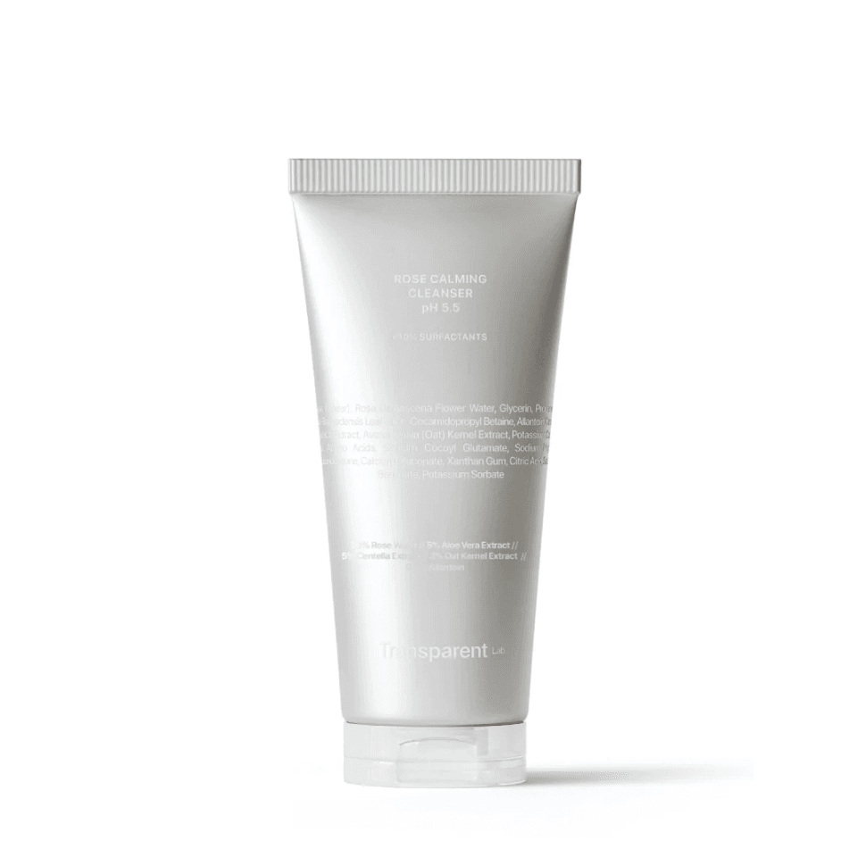 Ніжний гель для очищення для обличчя Transparent-Lab Rose Calming Cleanser pH 5.5