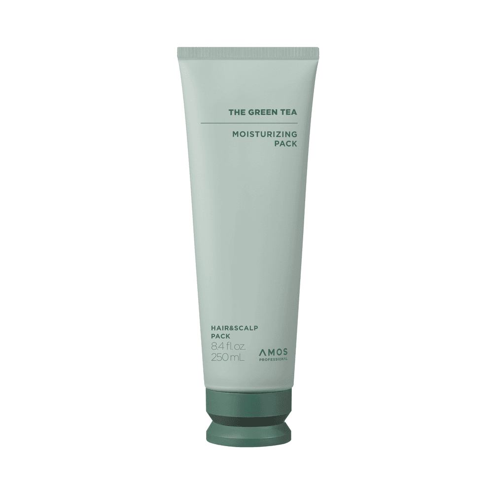 Зволожувальна маска для волосся AMOS Professional The Green Tea Moisturizing Pack