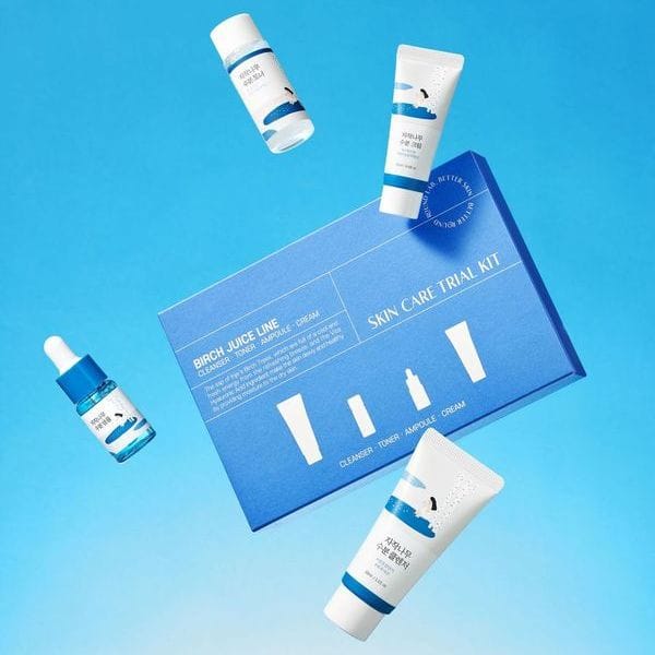 Набір мініверсій засобів з березовим соком ROUND LAB Birch Juice Trial Kit 1