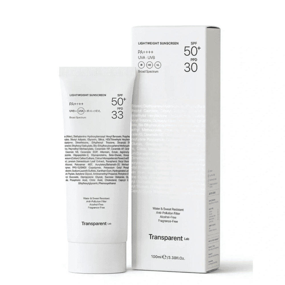 Легкий сонцезахисний крем Transparent Lab Lightweight Sunscreen SPF50+