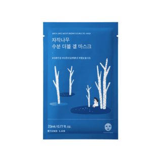 Зволожувальна гелева маска з березовим соком ROUND LAB Birch Juice Moisturizing Double Gel Mask