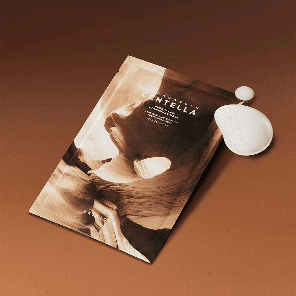 Регенерувальна тканинна маска для обличчя SKIN1004 Madagascar Centella Probio-Cica Nourishing Mask 1