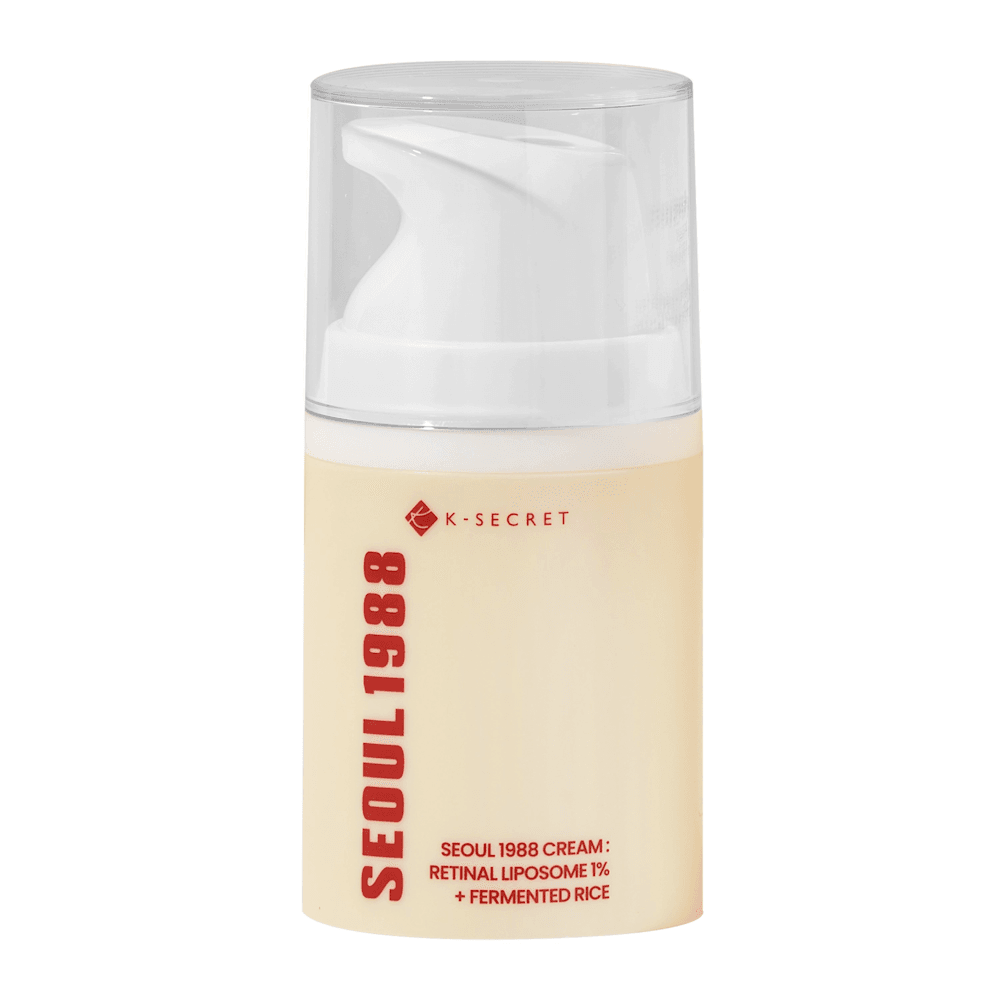 Антивіковий крем для обличчя з ретиналем K-SECRET SEOUL 1988 Cream : Retinal Liposome 1% + Fermented Rice