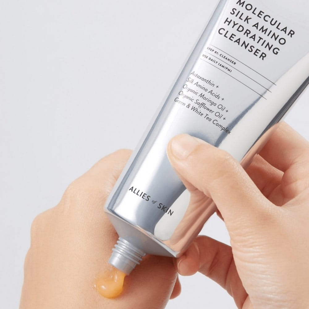 Очищуючий засіб Allies Of Skin Molecular Silk Amino Hydrating Cleanser 2