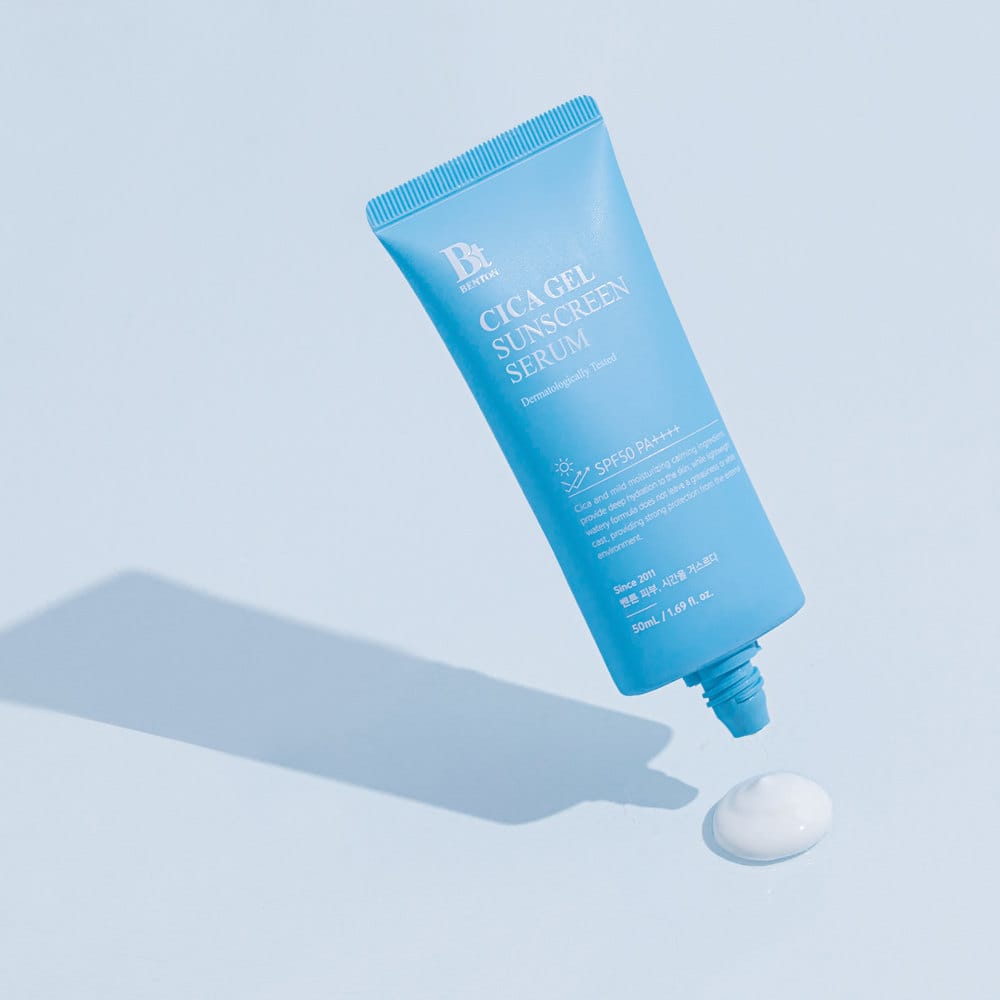 Зволожувальна сонцезахисна крем-сироватка з центелою Benton CICA Gel Sunscreen Serum SPF50/PA++++ 1