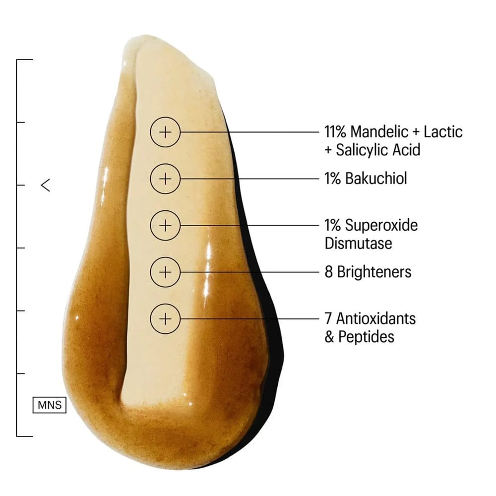 Нічний серум з 11% кислот Allies of Skin Mandelic Pigmentation Corrector Night Serum 3