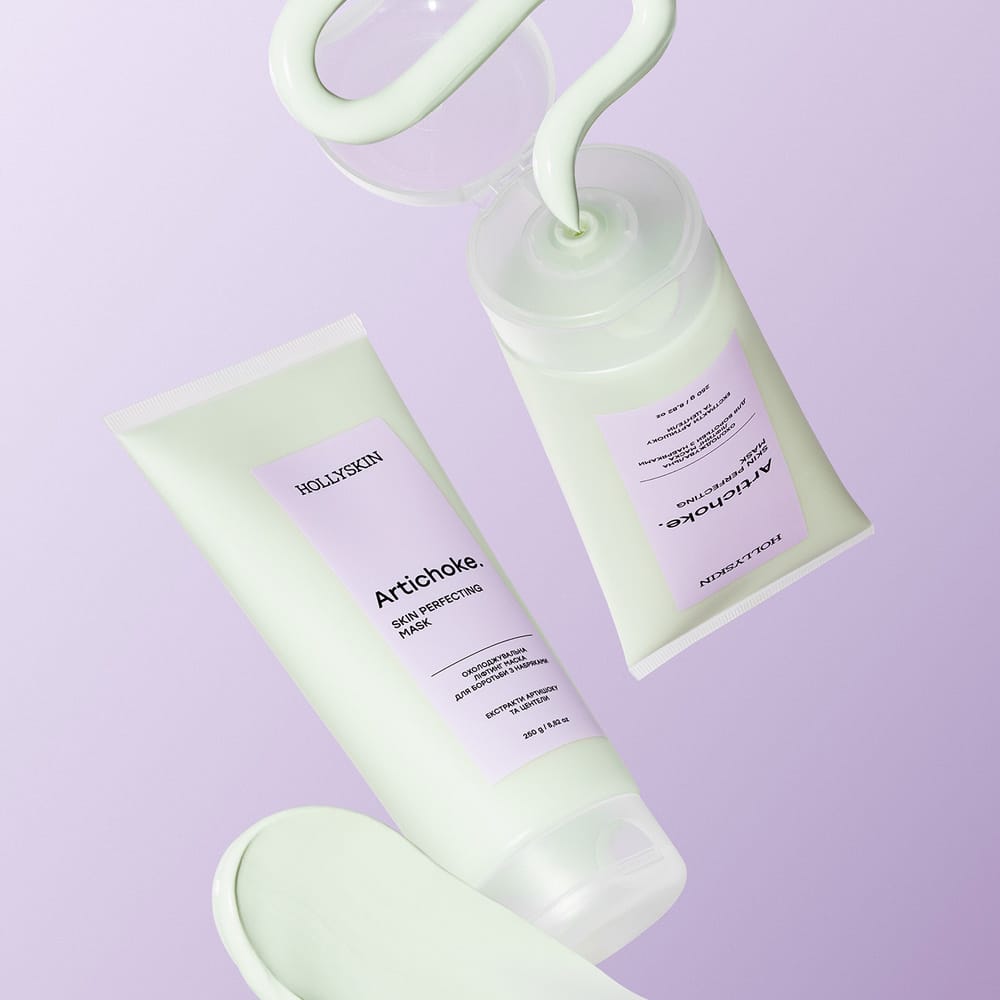 Охолоджувальна ліфтинг-маска для боротьби з набряками HOLLYSKIN Artichoke. Skin Perfecting Mask 1