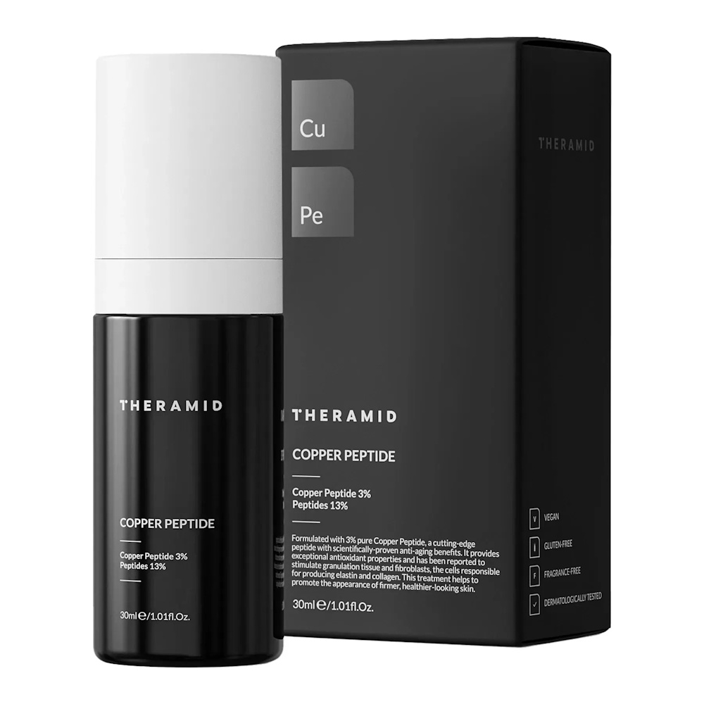 Антивікова сироватка з пептидами чистої міді Theramid Copper Peptide
