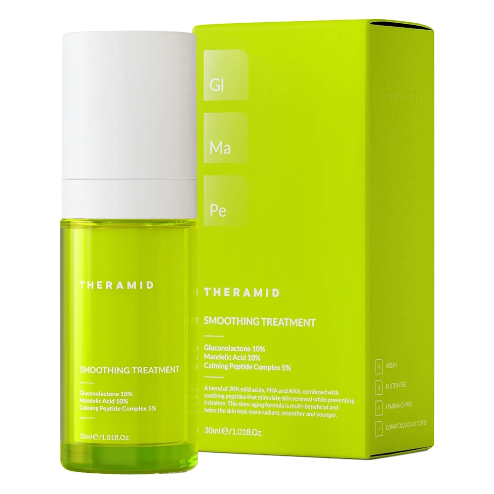 Антивікова сироватка з м’якими кислотами для рівномірного сяйва Theramid Smoothing Treatment
