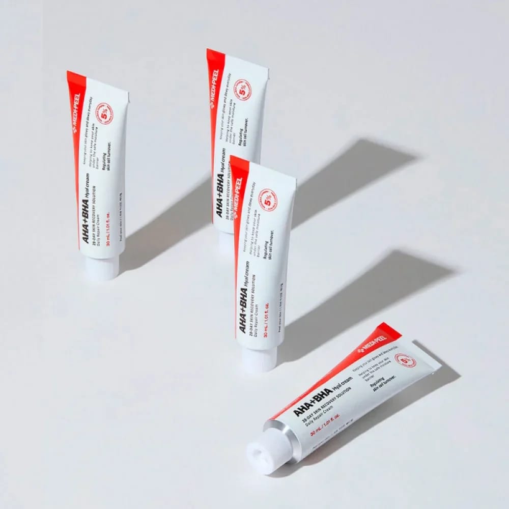 Відновлювальний крем для обличчя Medi-Peel AHA BHA 28 Days Hyal Cream 1