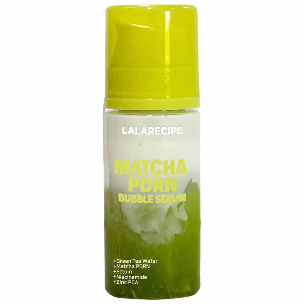 Сироватка для обличчя з Matcha PDRN комплексом LALARECIPE Matcha PDRN Bubble Serum