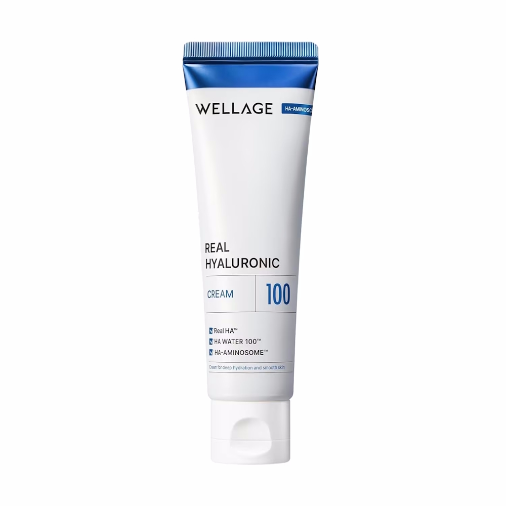 Зволожувальний крем з гіалуроновою кислотою Wellage Real Hyaluronic 100 Cream