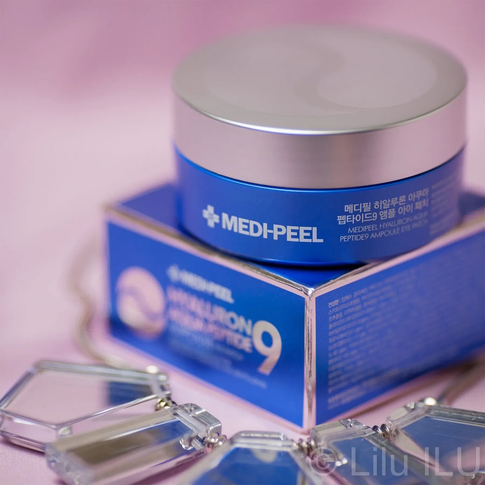 Зволожуючі патчі для повік з гіалуроновою кислотою Medi-Peel Peptide 9 Hyaluron Aqua Ampoule Eye Patch 2