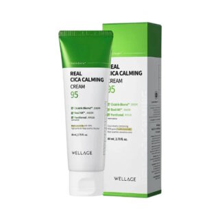 Заспокійливий крем з комплексом CICA Wellage Real Cica Calming 95 Cream